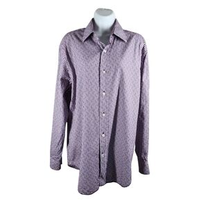 BUGATCHI MEN'S DRESS SHIRT